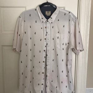 Vans Hulu Girl XL SS button down
